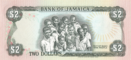 Jamaica 2 dolari 1993, Paul Bogle, erou national, necirculata [1]