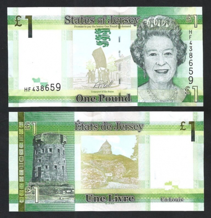 Jersey - Jersey, 1 Pound 2018, aproape necirculata