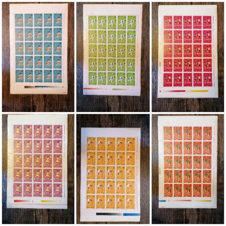 Timbre si coli Romania - JOCURILE OLIMPICE SEUL, MNH SET IN COLI DE 25, Nestampilat