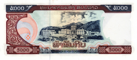Bancnote Asia - Laos 5000 Kip 2003-2020, necirculata