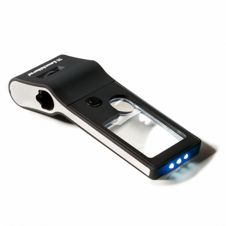 Soluții curățare, pensete, mănuși, lupa - Lupa marire 6 in 1, cu lumina UV, pentru monede, bancnote, timbre