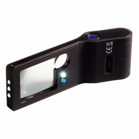 Lupa marire 6 in 1, cu lumina UV, pentru monede, bancnote, timbre [1]