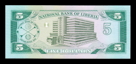 Liberia 5 Dolari 1991, necirculata [1]