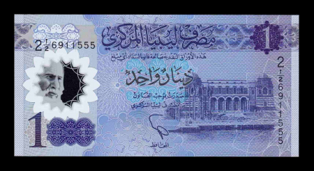 Libia - Libia 1 Dinar 2019 polimer, necirculata