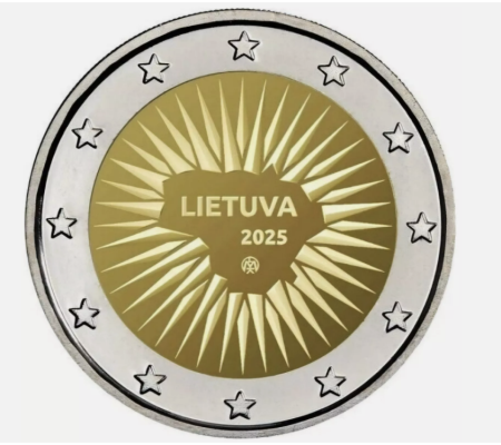 Lituania - Lituania 2 euro 2025, Apararea, UNC