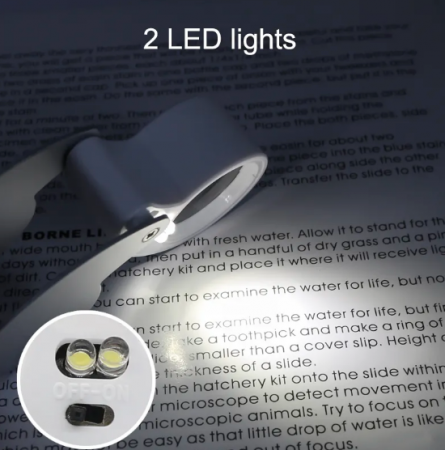 Lupa profesionala pentru monede / bancnote / timbre 40 x 25 mm, Led si baterii incluse [1]