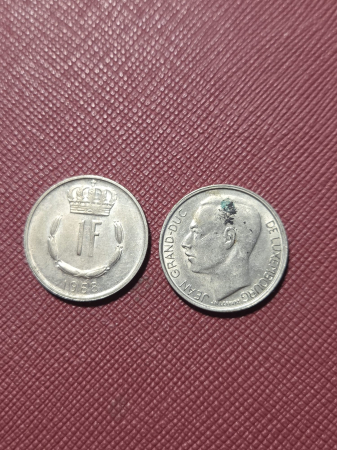 Monede straine - Luxemburg 1 franc 1968-1978