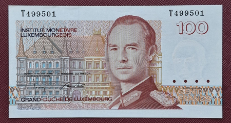 Luxemburg - Luxemburg 100 Franci 1986, UNC-