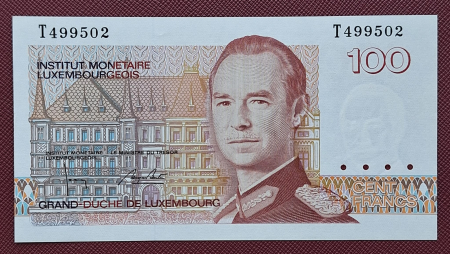 Luxemburg - Luxemburg 100 Franci 1986, UNC-
