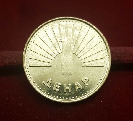 Macedonia 1 Dinar 2000, Unc [1]