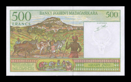 Madagascar - Madagascar 500 Franci 1994, necirculata