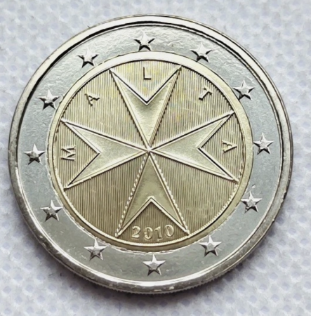 Monede Europa - Malta 2 euro 2010, UNC