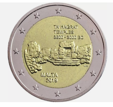 Malta - Malta 2 euro 2019, Ta Hagrat, UNC