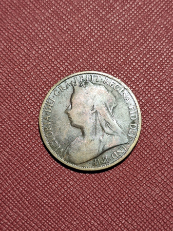 Monede straine - Marea Britanie 1 penny 1896