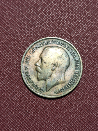 Monede straine - Marea Britanie 1 penny 1917