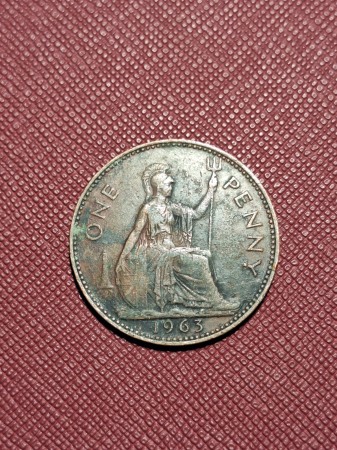 Marea Britanie 1 penny 1963 [1]