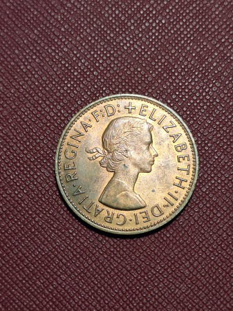 Monede straine - Marea Britanie 1 penny 1967