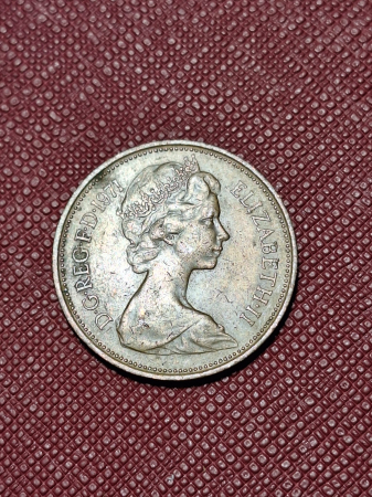 Monede Europa - Marea Britanie 2 new pence 1971