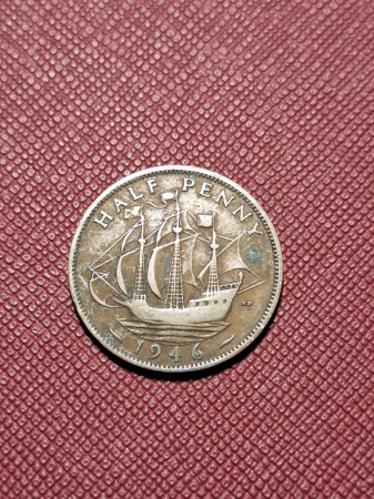 Monede - Marea Britanie Half Penny 1946