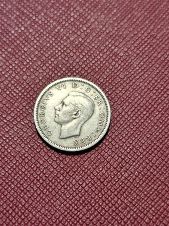 Monede - Marea Britanie six pence 1948