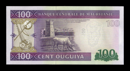 Mauritania 100 Ouguiya 2015, necirculata [1]