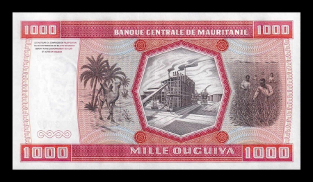 Bancnote Africa - Mauritania 1000 ouguiya 1981, necirculata
