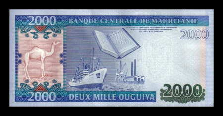 Bancnote Africa - Mauritania 2000 ouguiya 2011, necirculata