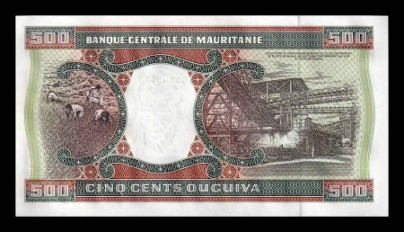 Bancnote Africa - Mauritania 500 ouguiya 2002, necirculata