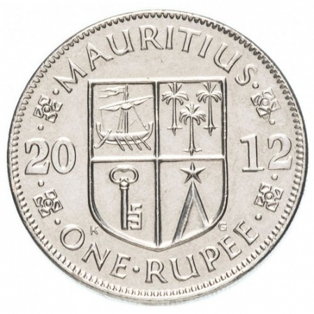 Monede Africa - Mauritius 1 rupie 2012 Sir Seewoosagur Ramgoolam, Aunc
