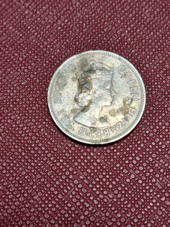 Monede Africa - Mauritius half rupee 1971