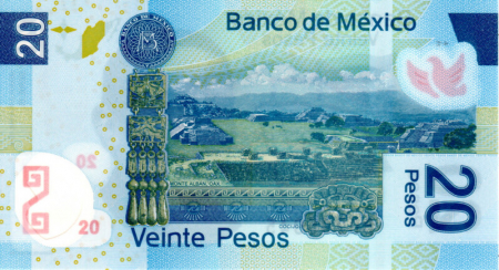 Mexic - Mexic 20 Pesos 2012, polimer, necirculata