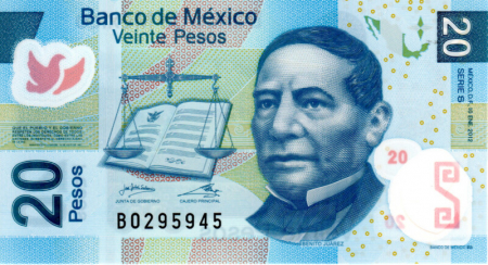 Mexic 20 Pesos 2012, polimer, necirculata [1]