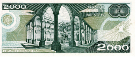 Mexic - Mexic 2000 Pesos 1989, necirculata