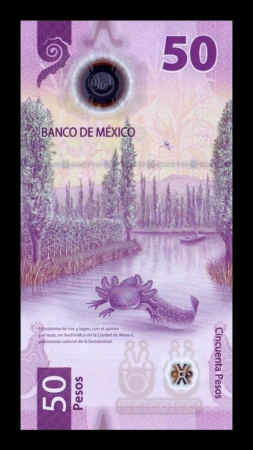 Mexic - Mexic 50 Pesos 2021, Polimer, necirculata