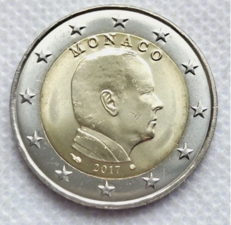 Monede Europa - Monaco 2 euro 2017, UNC