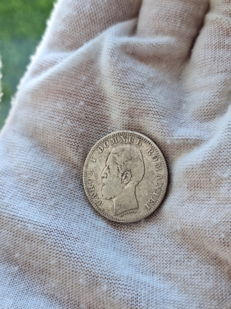 Monede Romania - Moneda Romania, 1 Leu 1881 ag, Regele Carol I