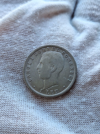 Moneda Romania, 1 Leu 1906, 40 ani de domnie Regele Carol I [1]