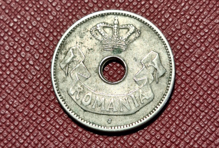 Monede - Moneda Romania, 10 Bani 1906, Coroana Regala, monetaria Bruxelles