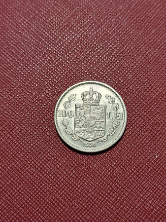 Moneda Romania, 100 lei 1936, Regele Carol II [1]