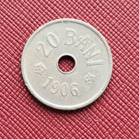Moneda Romania, 20 Bani 1906, Regele Carol I [0]