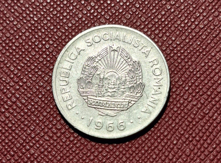 Moneda Romania - RSR - 1 LEU 1966 [1]