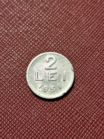 Monede - Moneda Romania - RPR - 2 LEI 1951
