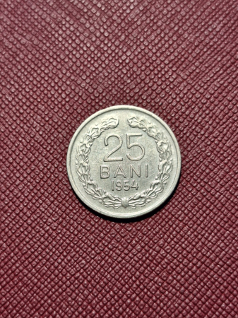 Monede Romania - Moneda Romania - RPR - 25 BANI 1954