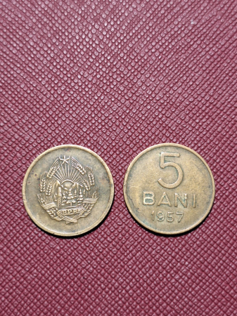 Monede - Moneda Romania - RPR - 5 BANI 1957