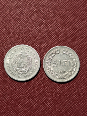 Moneda Romania - RPR - 5 LEI 1948 [1]