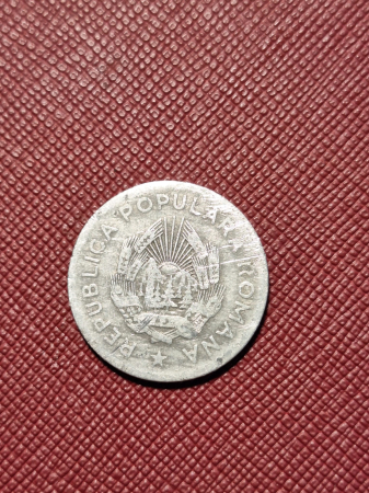 Moneda Romania - RPR - 5 LEI 1949, stare mai slaba [1]