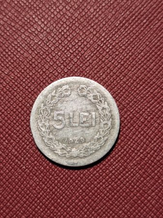 Monede Romania - Moneda Romania - RPR - 5 LEI 1949, stare mai slaba