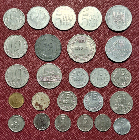 Monede Romania perioada 1943-2004, lot 25 bucati [1]