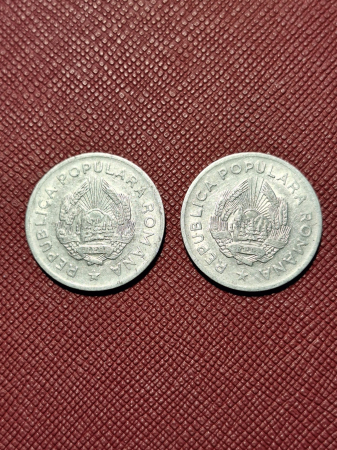 Monede Romania - RPR - 5 LEI 1949 + 5 LEI 1950 [1]