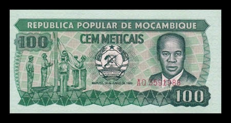 Mozambic - Mozambic 100 Meticais 1983, necirculata